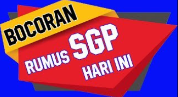 Angka Main Togel SGP Hari Ini Jitu Terbaru